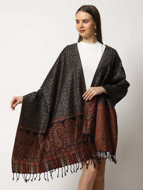 Women's Jamawar Wool Stole
